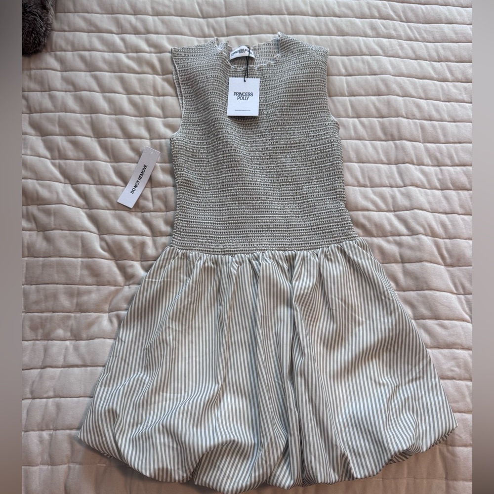 Princess Polly Sage Mini Dress